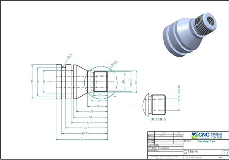 cnc machine sketch|cnc turning job drawing.